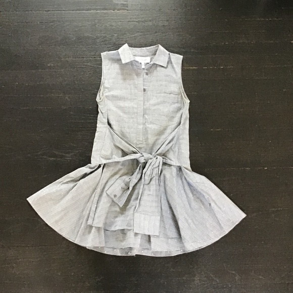 10 Crosby Derek Lam Dresses & Skirts - Derek Lam Collard Shirt Dress: seersucker - collard - denim - shirt dress